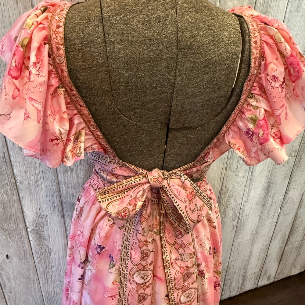 Floral Pink Women's Skirt - Picture 9 of 9